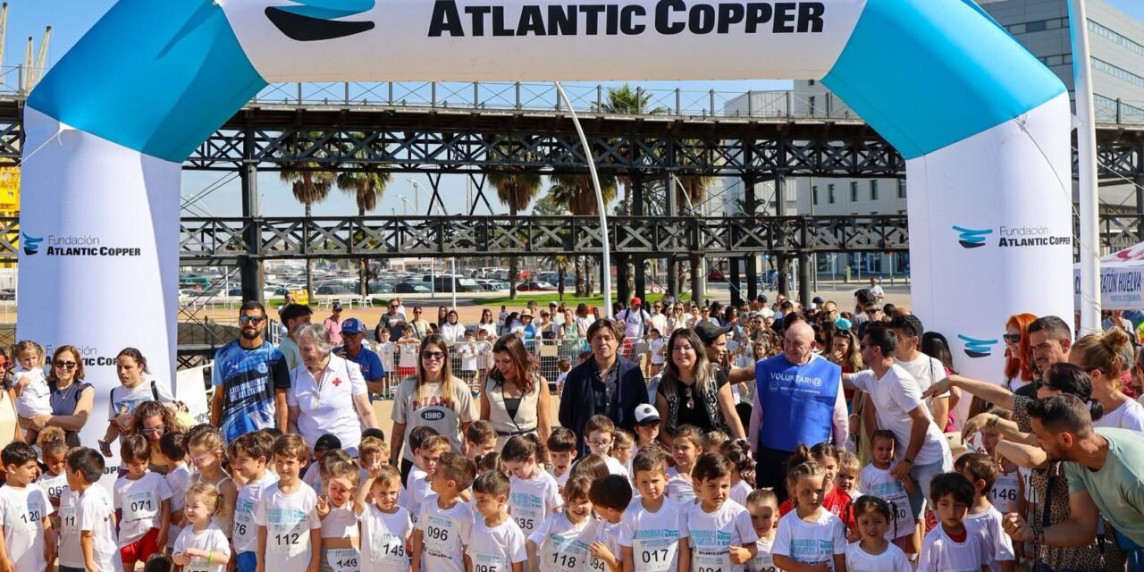 300 niñas y niños se suman a la XI Carrera Infantil ‘Kilos x Km’ de Atlantic Copper