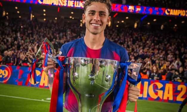 Fermín López gana su segunda Liga con el Barça