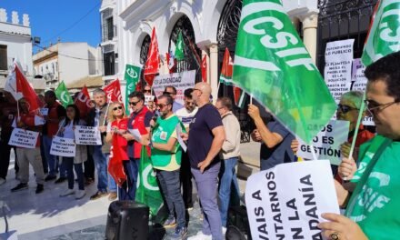 CSIF exige respuestas al Ayuntamiento de Almonte en una jornada de huelga de «amplio seguimiento»
