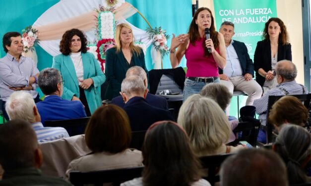 Loles López subraya el compromiso de la Junta con las personas mayores de Huelva