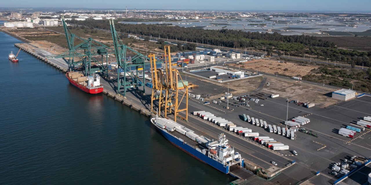 El Puerto de Huelva comenzará en breve la pavimentación de la zona norte del Muelle Sur