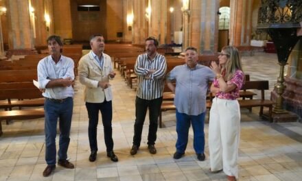 Comienza la restauración interior de la parroquia de Moguer
