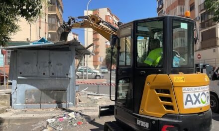 El Ayuntamiento acelera la retirada de kioscos abandonados y suma ya 17 demoliciones