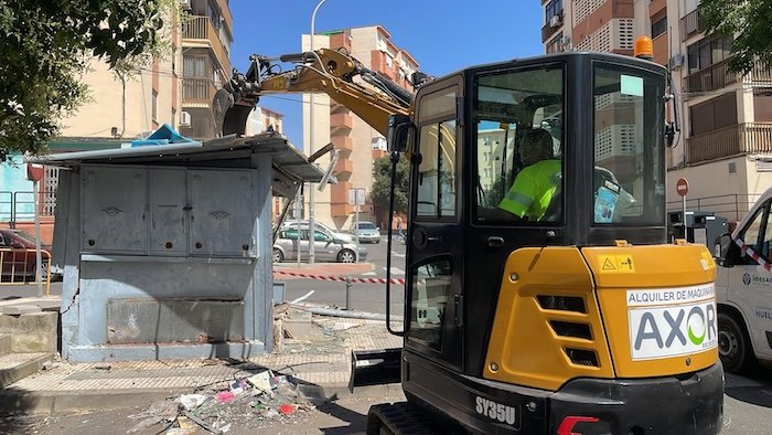 El Ayuntamiento acelera la retirada de kioscos abandonados y suma ya 17 demoliciones
