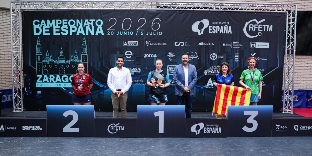 La onubense Joanna Zilotin conquista el Campeonato de España de Tenis de Mesa