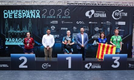 La onubense Joanna Zilotin conquista el Campeonato de España de Tenis de Mesa