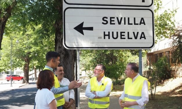 Diputación finaliza la renovación integral de la travesía de Aracena