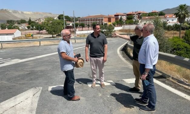 Nerva recupera la entrada sur por la A-476 tras ocho meses de obras por los daños de las lluvias torrenciales
