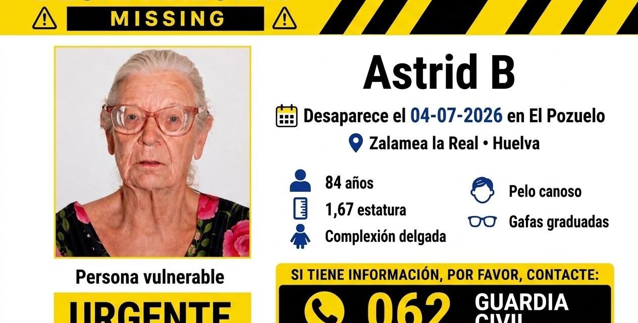 El Servicio Cinológico se suma a la búsqueda de Astrid