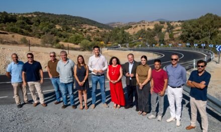 La Diputación culmina la mejora de la carretera entre El Cerro y San Telmo