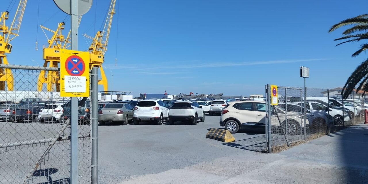 El Puerto asfaltará la zona de aparcamiento junto al Muelle de la Compañía Rio Tinto