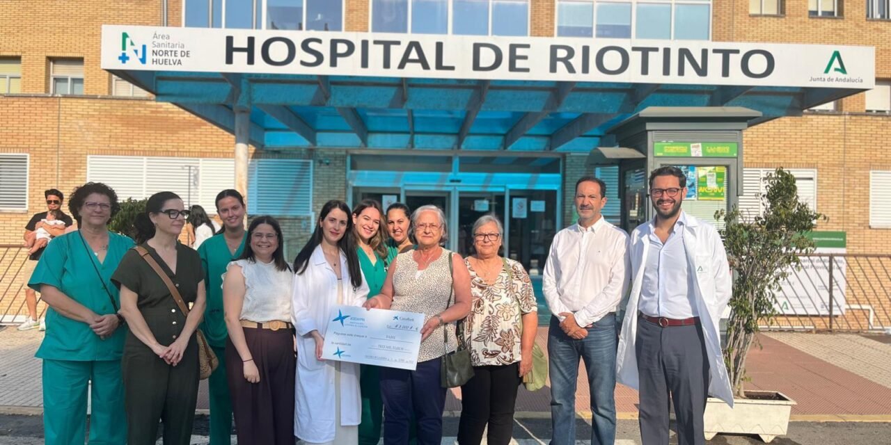 Donan 3.000 euros para mejorar la asistencia a los pacientes oncológicos en Riotinto