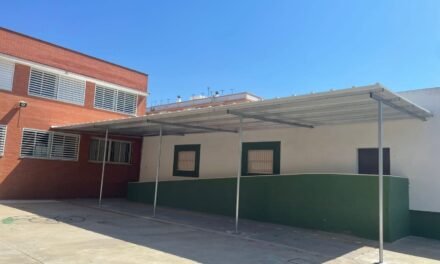 Nuevo techado de sombra en el CEIP García Lorca