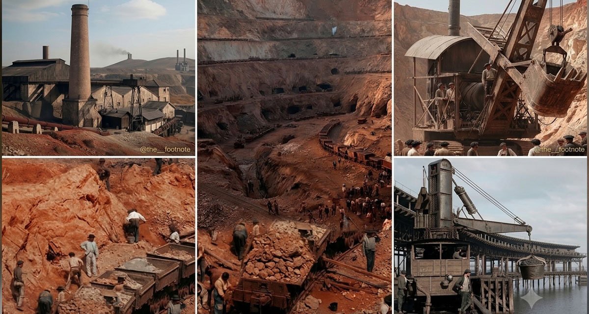 Un vídeo creado con inteligencia artificial revive la minería de Riotinto en 1910