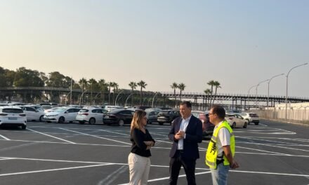 El Puerto pone a punto 310 plazas de aparcamiento junto al Muelle de Riotinto