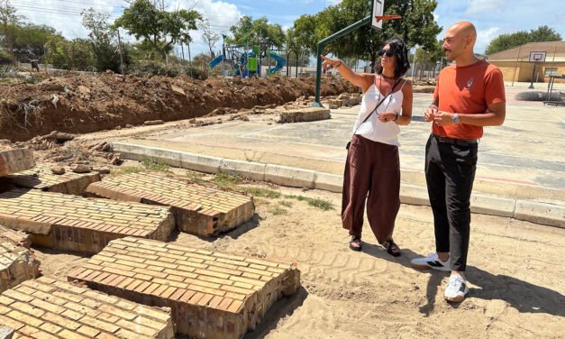 San Juan repara el cerramiento del CEIP Alcalde J.J. Rebollo