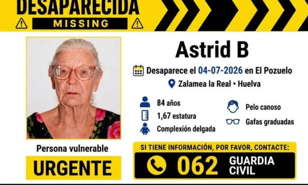Un mes sin noticias de Astrid: la investigación y la búsqueda no cesan en El Pozuelo