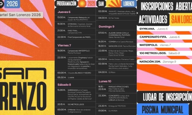 Berrocal da el pistoletazo de salida a sus Fiestas de San Lorenzo