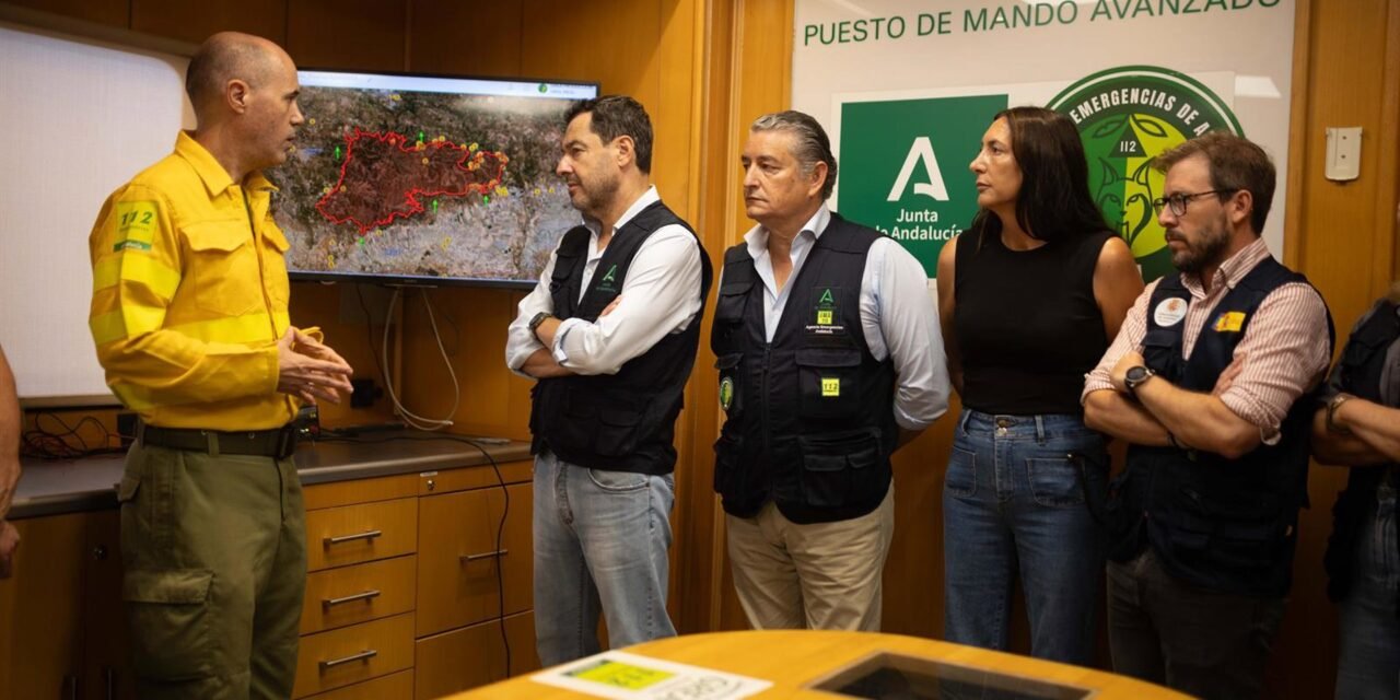 Estabilizado el incendio de Niebla 10 días después de originarse