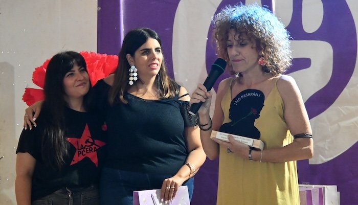 La nervense María José Cuaresma recibe el Premio Pasionaria por su compromiso feminista