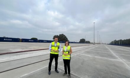 El Puerto culmina la ampliación de la terminal ferroviaria del Muelle Sur