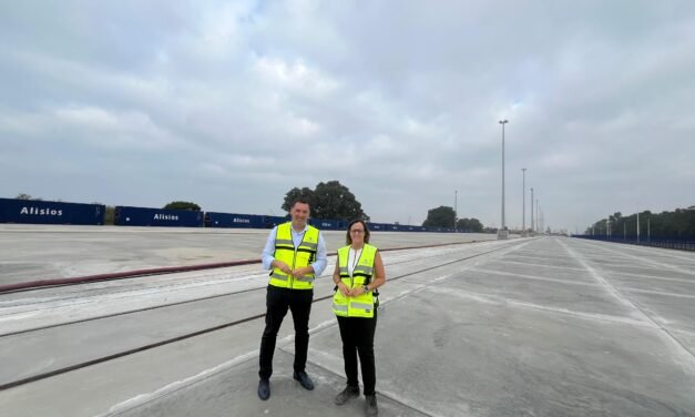 El Puerto culmina la ampliación de la terminal ferroviaria del Muelle Sur