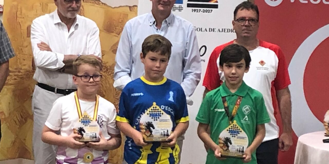 El onubense Álvaro Santos se proclama subcampeón de España de Ajedrez Sub 10