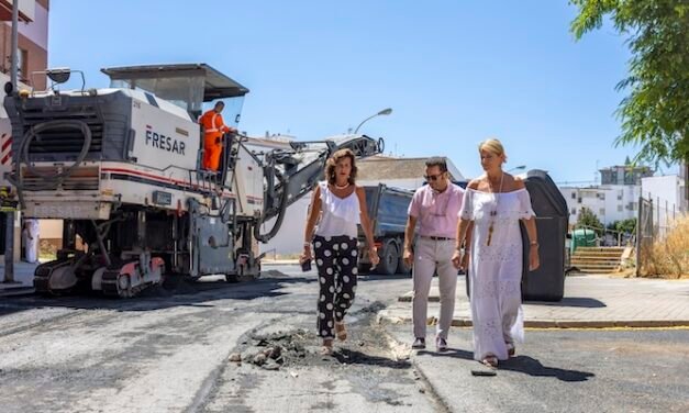 El Plan de Asfaltado continúa por Huerto Paco-La Morana