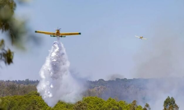 El incendio de Niebla supera ya las 4.000 hectáreas quemadas y los 300 efectivos