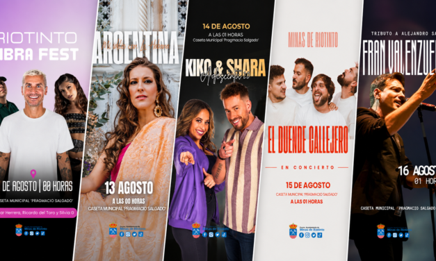 Argentina y el dúo ‘Kiko y Shara’ podrán música a las fiestas de Riotinto