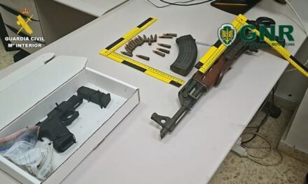 Diez detenidos tras intervenirse 10.600 kilos de hachís y armas de asalto en una operación hispanolusa