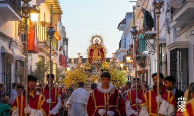 Moguer renueva su devoción a la Virgen de Montemayor