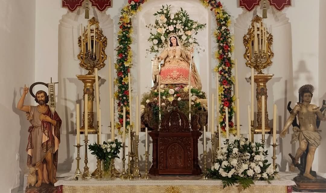 La Divina Pastora de Zalamea regresa a la parroquia para sus cultos