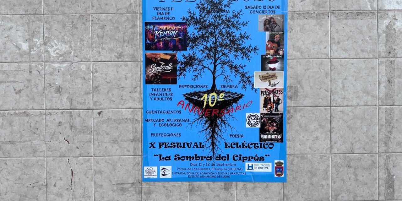El Festival Ecléctico La Sombra del Ciprés celebra su décimo aniversario