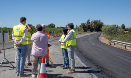 La Diputación avanza en la rehabilitación de la carretera entre La Redondela y Pozo del Camino