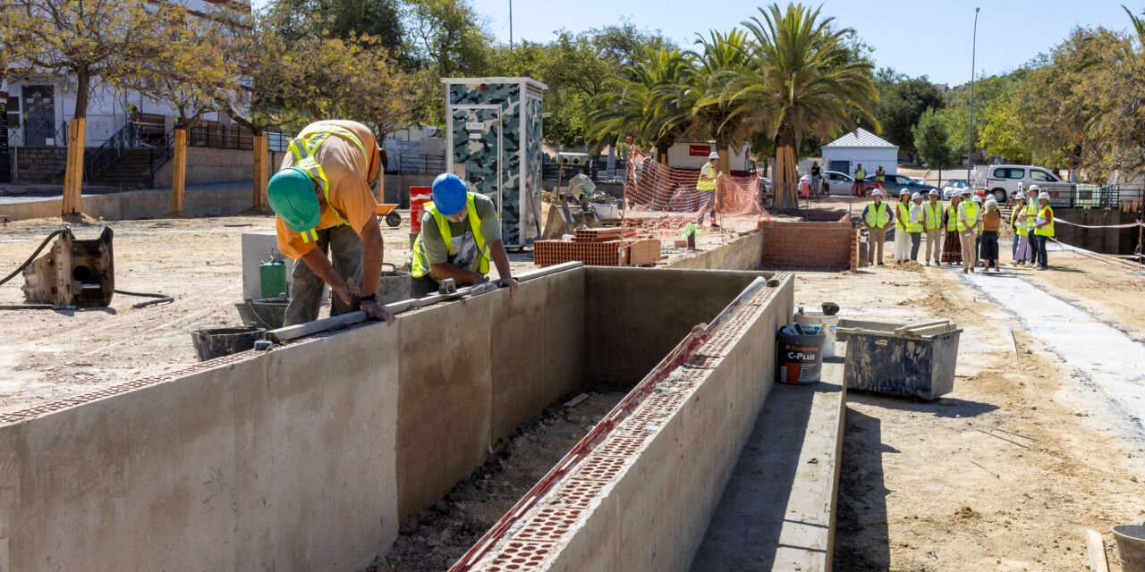 Las obras de la Plaza de la Provincia ya definen el nuevo espacio de La Orden