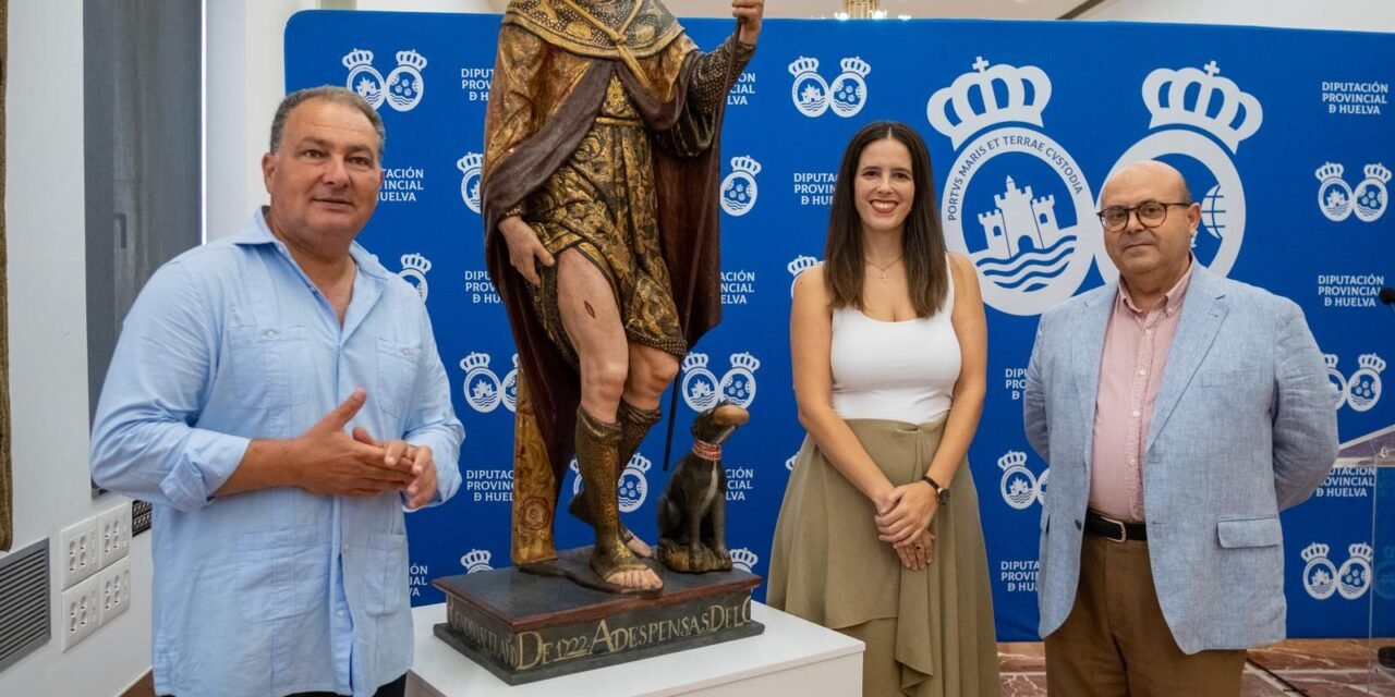 La Diputación restaura la imagen de San Roque