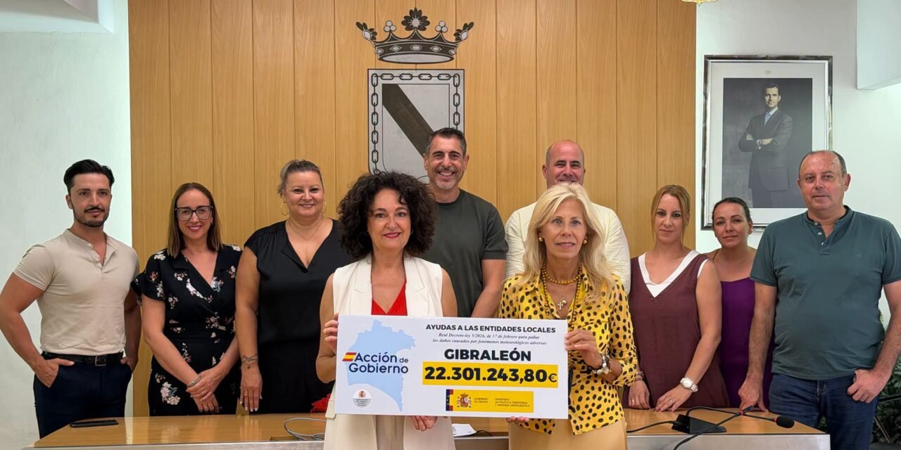 Gibraleón recibe 22,3 millones de euros para infraestructuras afectadas por los temporales