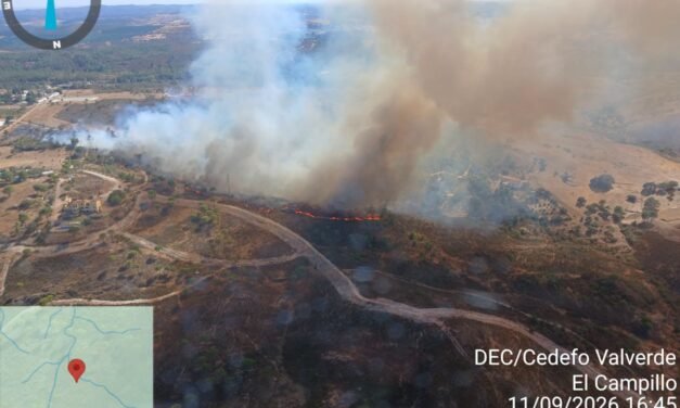 Declarado un incendio en El Campillo