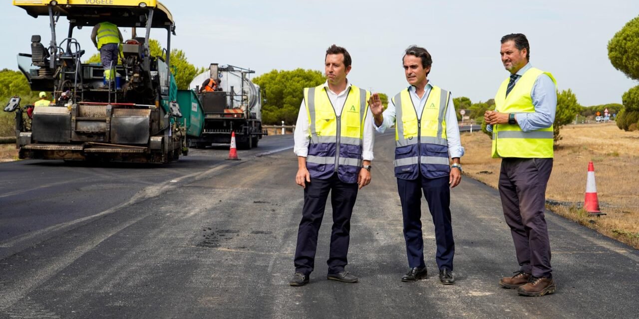 La Junta invierte 2,5 millones en la carretera Matalascañas-Mazagón