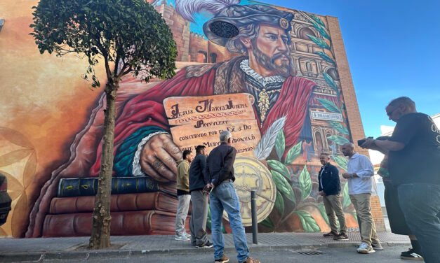 San Juan del Puerto rinde homenaje a su fundador con un nuevo mural