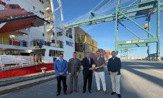Nueva conexión marítima de contenedores entre el Puerto de Huelva y el norte de Europa