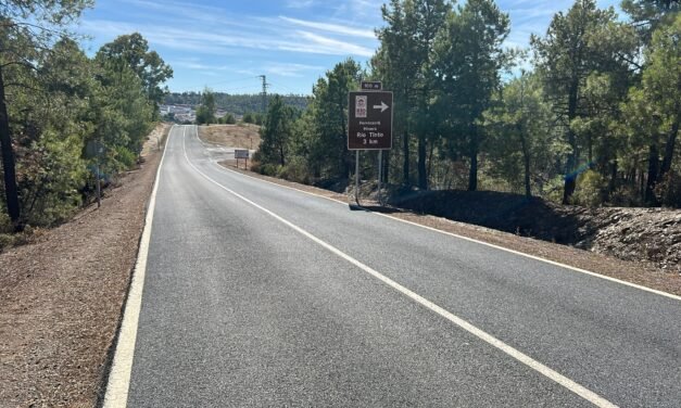 Resuelta la incidencia de la señalización turística en el acceso a Nerva