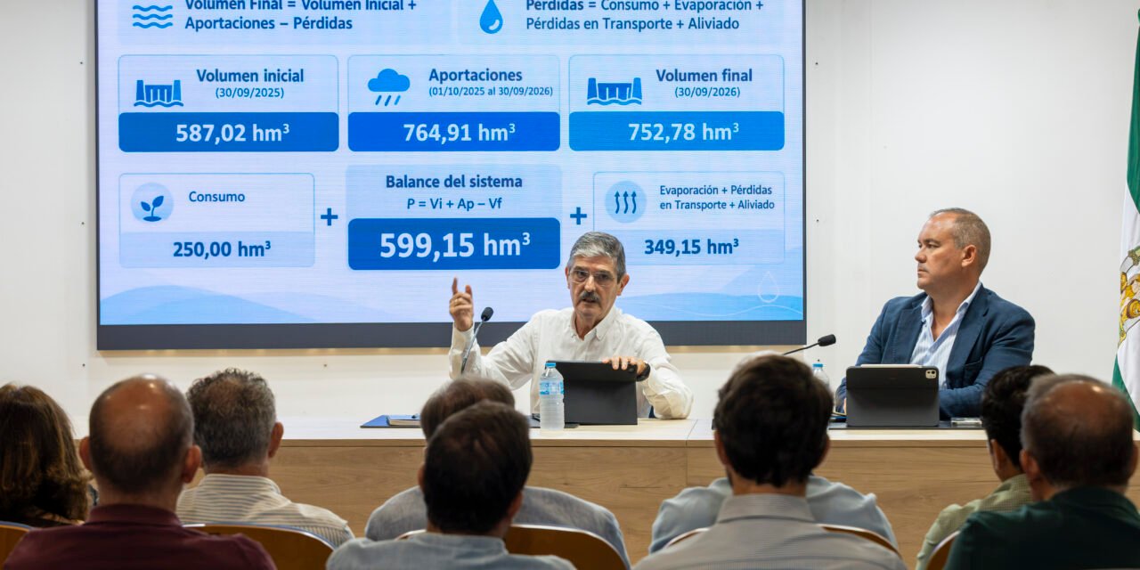Huelva Riega advierte: «Las buenas reservas no resuelven el déficit de agua de la provincia»