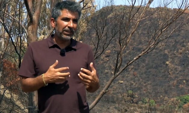 Berrocal protagoniza el reportaje de ‘Espacio Protegido’ sobre el devastador incendio de Niebla